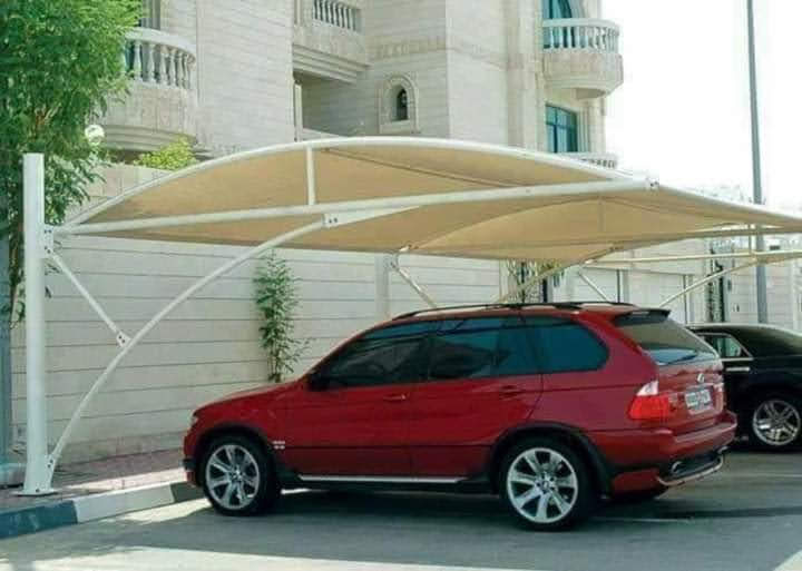 double cantilever car parking shade
